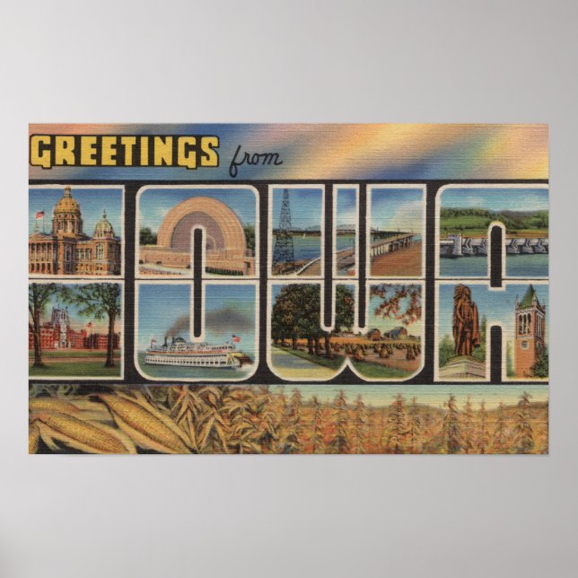 IowaLarge Letter ScenesIowa Poster (Front)