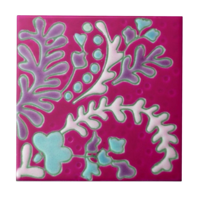 IP039 Indian Paisley Reproduction Antique Tile (Front)