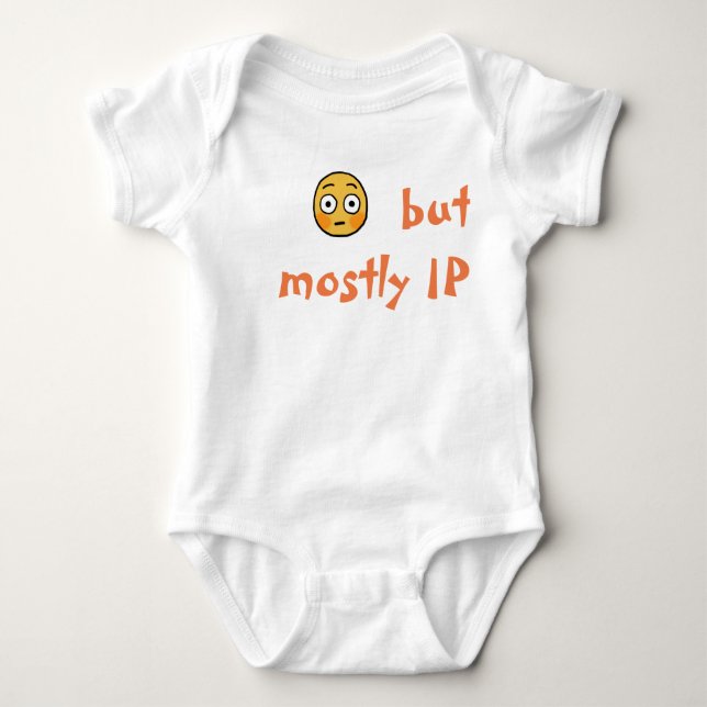 IP (i pee) Baby Bodysuit (Front)
