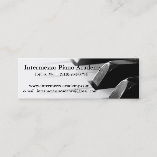 IPA MINI BUSINESS CARD (Front)