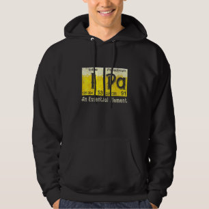 Ipa Periodic Table Elements Of Beer Homebrew Ipa C Hoodie