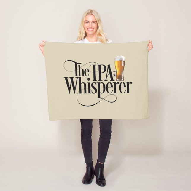 IPA Whisperer Fleece Blanket (In Situ)