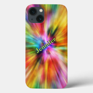 iPad Mini Case Rainbow Lights Personalised