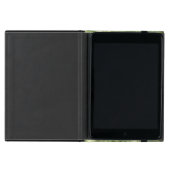 iPad Mini Folio Case, Orange Butterfly on Black iPad Mini Case (Inside)