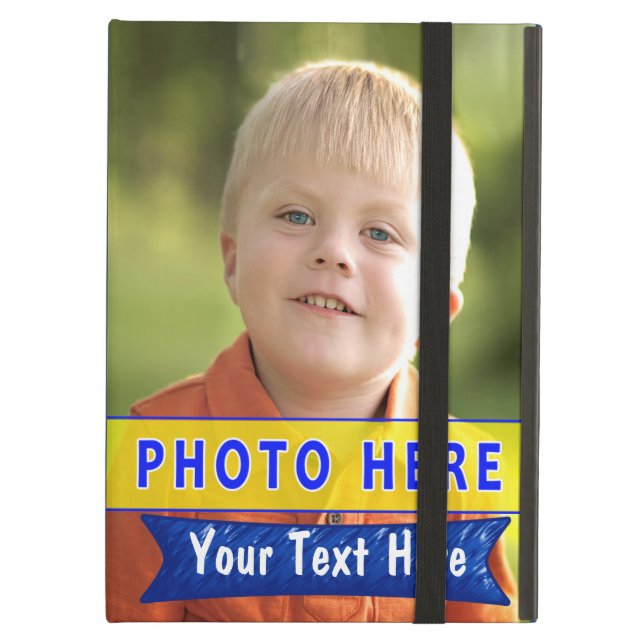 iPad Photo Case Cover, 2 PHOTOS on iPad AIR (Front Closed)