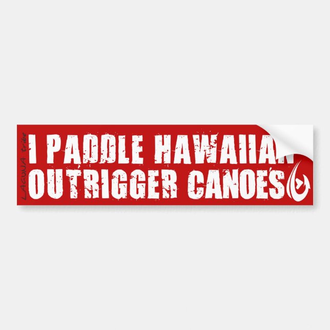 iPaddle Bumper Sticker (Front)
