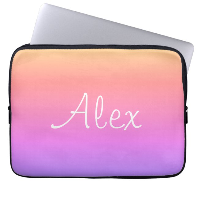 Ipanema Alluring Aqua Laptop Sleeve (Front)