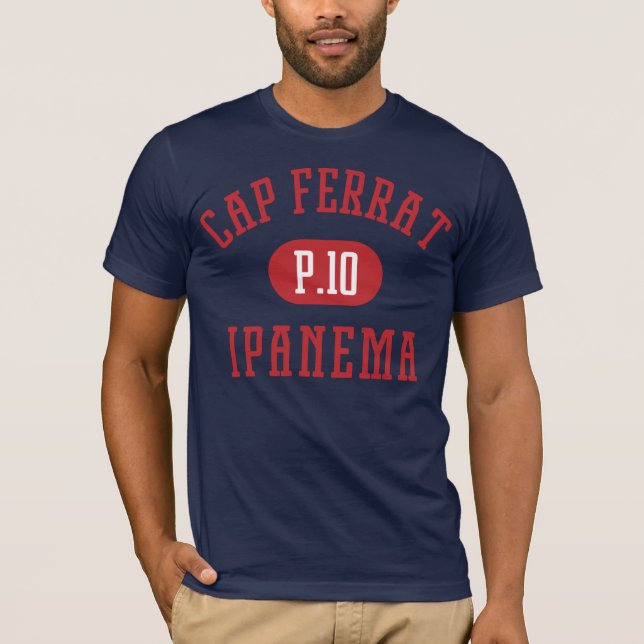 Ipanema Beach Cap Ferrat P10 Rio Brazil T-Shirt (Front)