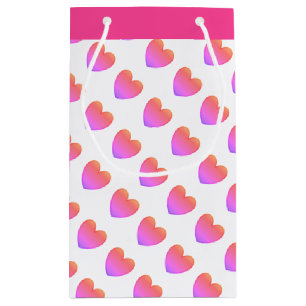 Ipanema Pink Hearts Small Gift Bag