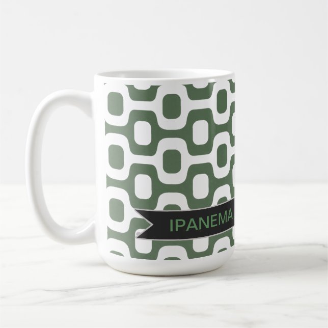 Ipanema, rio de janeiro, sidewalk coffee mug (Left)