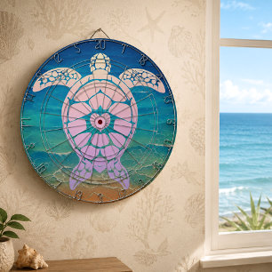 Ipanema Sea Turtle Ocean Blue Beach House Dartboard