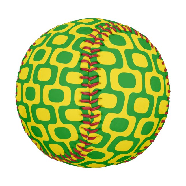 Ipanema Sidewalk Pattern, Beach Pattern, Brazil Baseball (Angled)