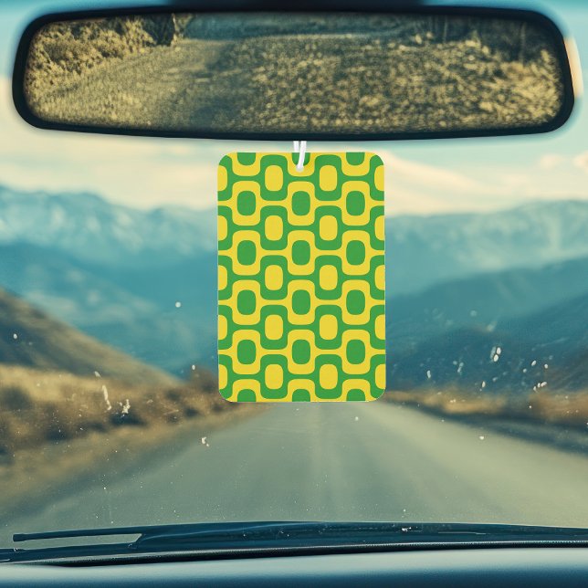 Ipanema Sidewalk Pattern, Beach Pattern, Brazil Car Air Freshener (Creator Uploaded)