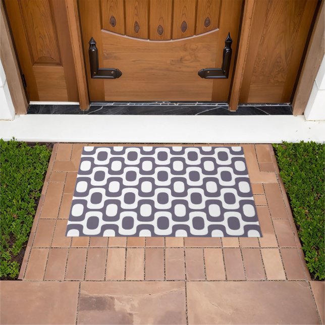 Ipanema Sidewalk Pattern, Beach Pattern, Brazil Doormat (Outdoor)