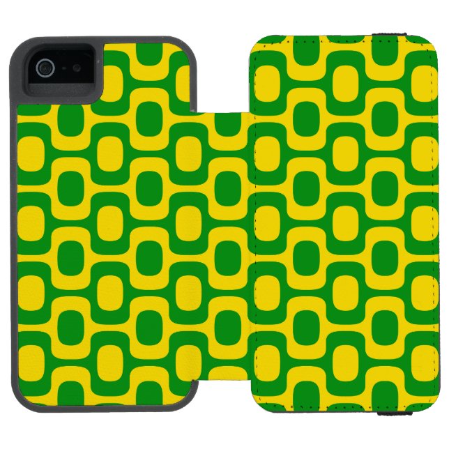 Ipanema Sidewalk Pattern, Beach Pattern, Brazil Incipio iPhone Wallet Case (Folio Open)