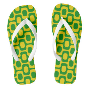 Ipanema Sidewalk Pattern, Beach Pattern, Brazil Jandals