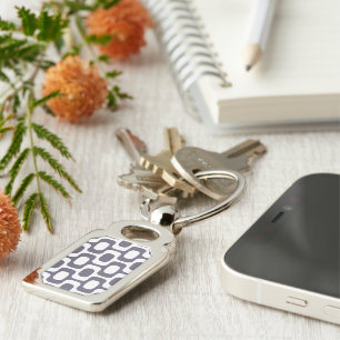 Ipanema Sidewalk Pattern, Beach Pattern, Brazil Key Ring