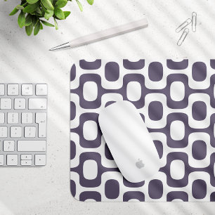 Ipanema Sidewalk Pattern, Beach Pattern, Brazil Mouse Pad