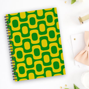 Ipanema Sidewalk Pattern, Beach Pattern, Brazil Notebook