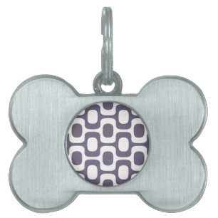 Ipanema Sidewalk Pattern, Beach Pattern, Brazil Pet ID Tag
