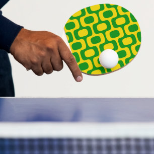 Ipanema Sidewalk Pattern, Beach Pattern, Brazil Ping Pong Paddle