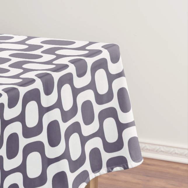 Ipanema Sidewalk Pattern, Beach Pattern, Brazil Tablecloth (In Situ)