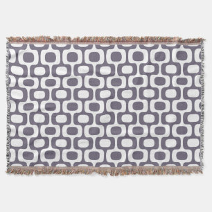 Ipanema Sidewalk Pattern, Beach Pattern, Brazil Throw Blanket
