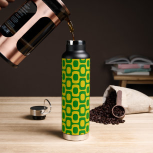 Ipanema Sidewalk Pattern, Beach Pattern, Brazil Water Bottle