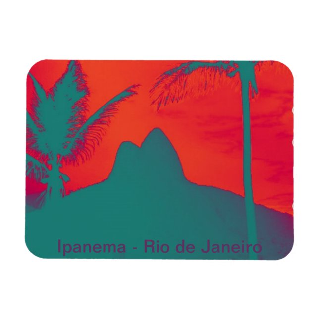 Ipanema souvenir magnet (Horizontal)