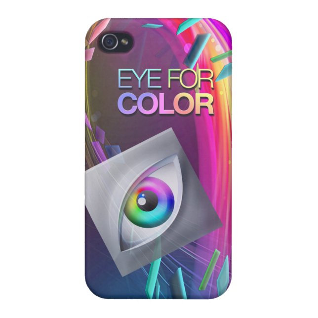 iPhone4/4s Eye for Colour Basic Case (Back)