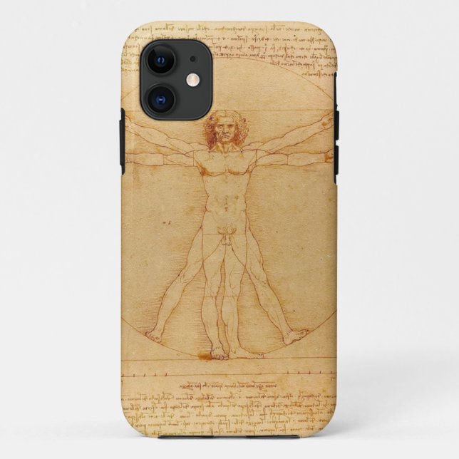iPhone5 case Leonardo da Vinci Vitruvian Man Peopl (Back)