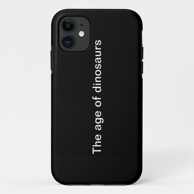 Iphone 11 case black/white (Back)