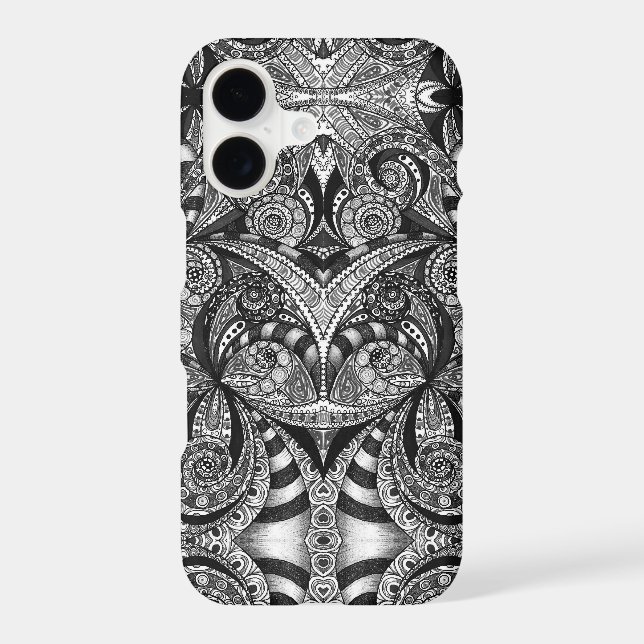 iPhone 11 Case Floral abstract background (Back)