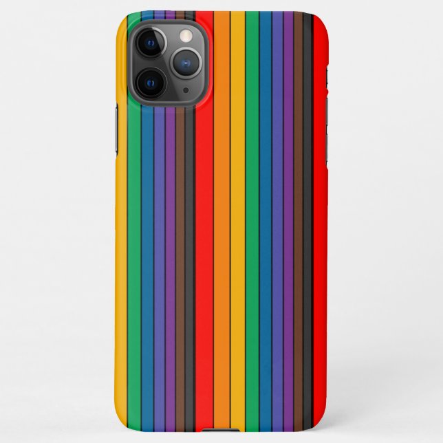 iPhone 11 Pro Max rainbow Pattern Case (Back)