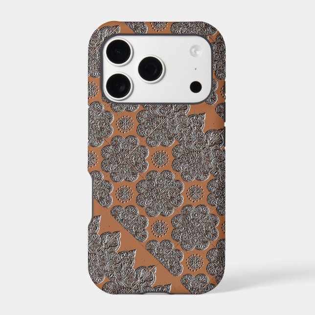 iPhone 11Pro Case with Embossed Brocade (Back)
