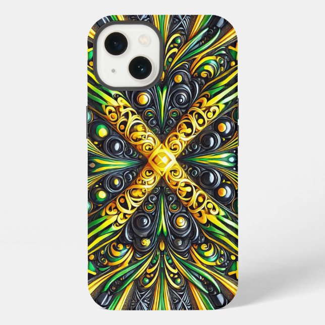 iPhone 13 Case-Mate with Jamaican Colours Case (Back)