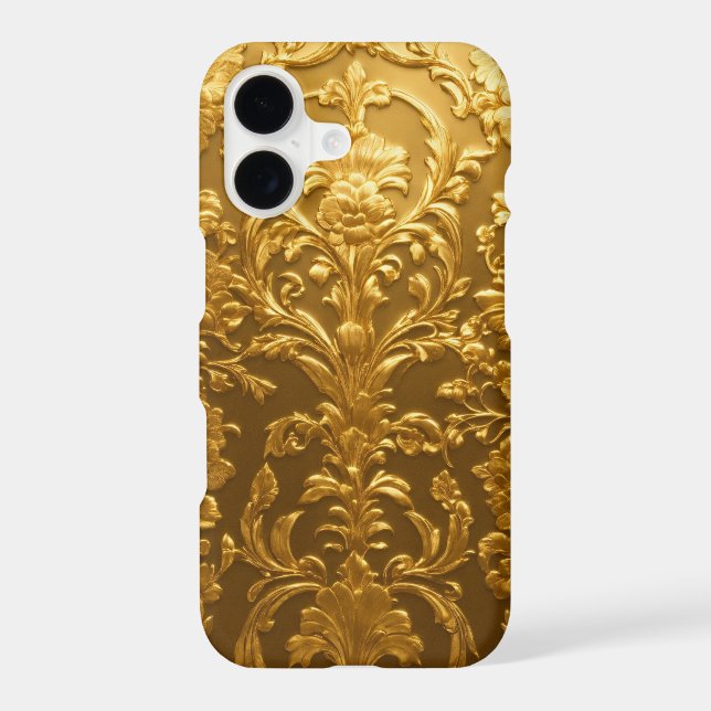 Iphone 13+ fansi  style goldan design new pettan   case (Back)
