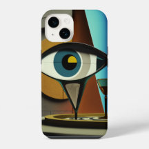 IPhone 14 abstract art shell