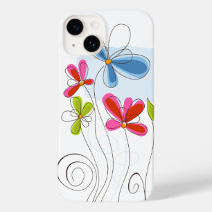 iPhone 14 Case-Painted Flowers  Case-Mate iPhone 14 Case