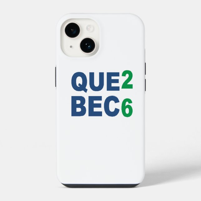  iPhone 14 Case  QUEBEC 26 (Back)