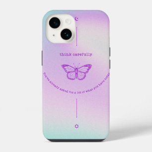 iPhone 14 Case - Reflective Butterfly