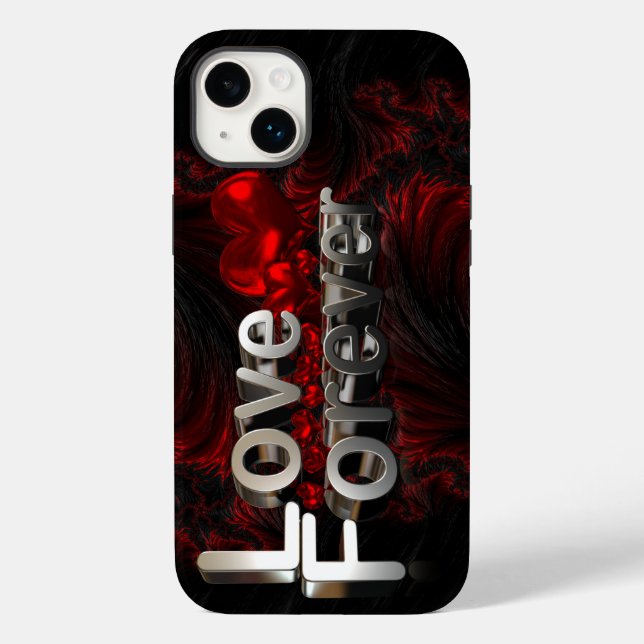 iphone 14 cases pro love forever  (Back)