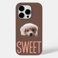 iPhone 14 Pro Cases Sweet Puppy and Brown Design
