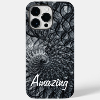 iPhone 14 Pro Max | Black Abstract Back Cases