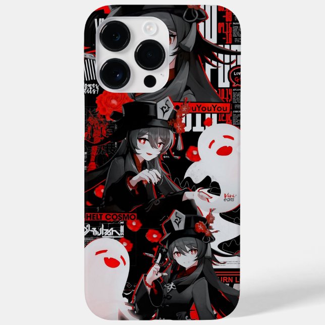 iPhone 14 pro Max case hutao (Genshin impact) (Back)
