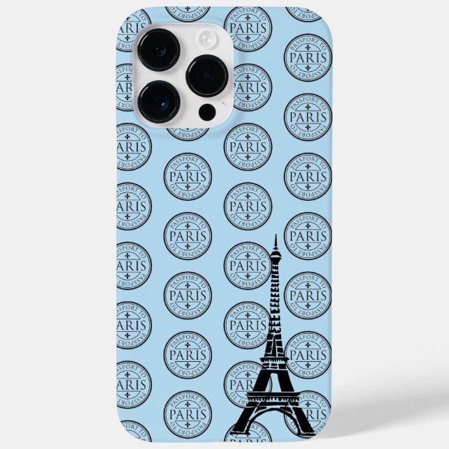 iPhone 14 Pro Max Case-Passport To Paris    Case-Mate iPhone Case (Back)
