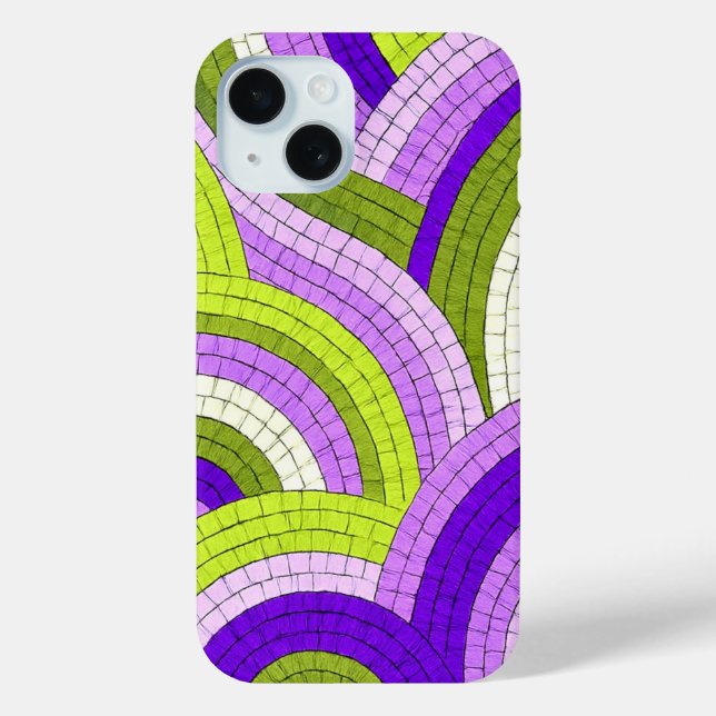 iPhone 15 Case.  Colour that curves into memory.  Case-Mate iPhone Case (Back)