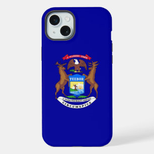 iPhone 15 Plus Case-Mate, Michigan flag Case