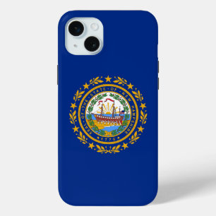 iPhone 15 Plus Case-Mate, New Hampshire flag Mini Case