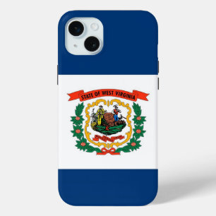 iPhone 15 Plus Case-Mate, West Virginia flag Mini Case